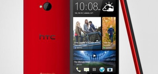 HTC One glamorous red