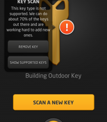KeyMe iOS app