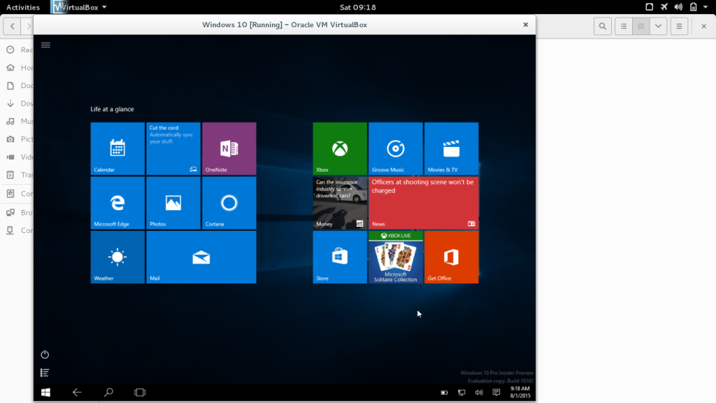 Windows 10 in Tablet Mode