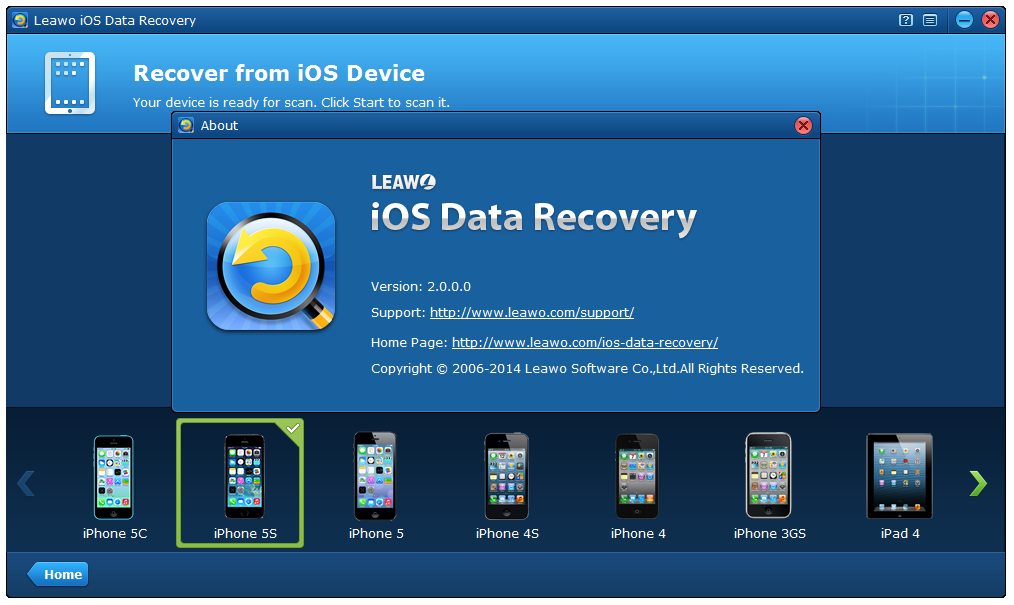 Data Recovery for iOS Devices.