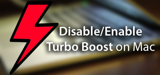 Turbo Boost in your Apple Mac