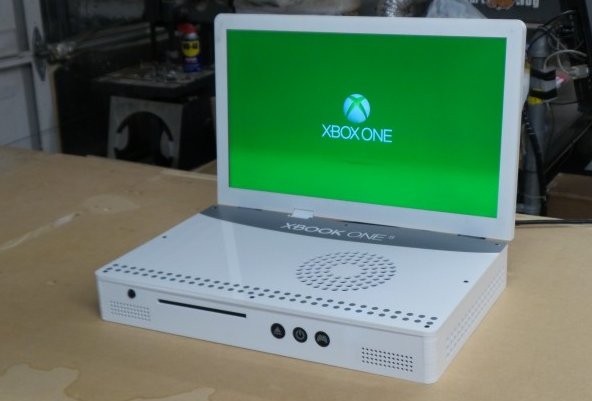 Gaming Console Xbox Transformed Into XBOOK ONE S Gaming Laptop