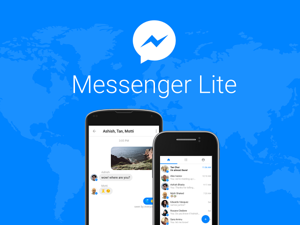 Facebook Messenger Lite: Aims at Under powered Smartphones 