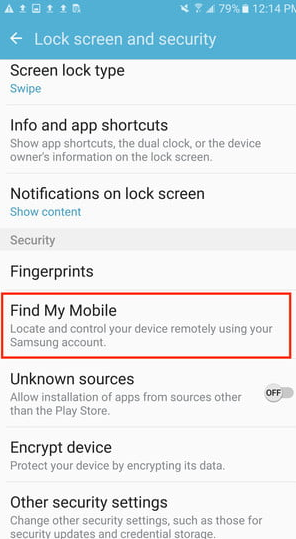 In-built Device Protection Android