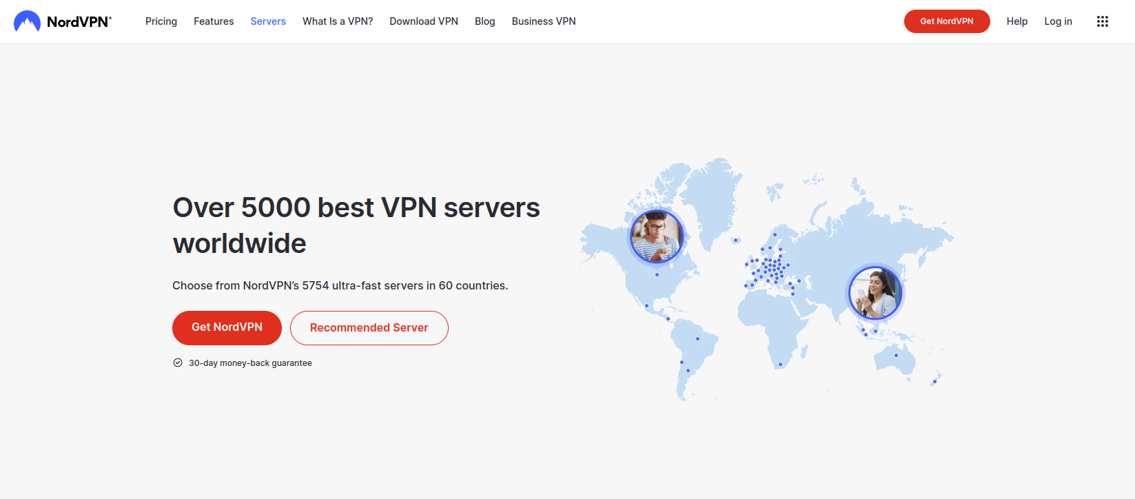 NordVPN server availability