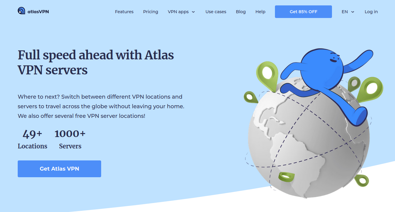 Atlas VPN server availability