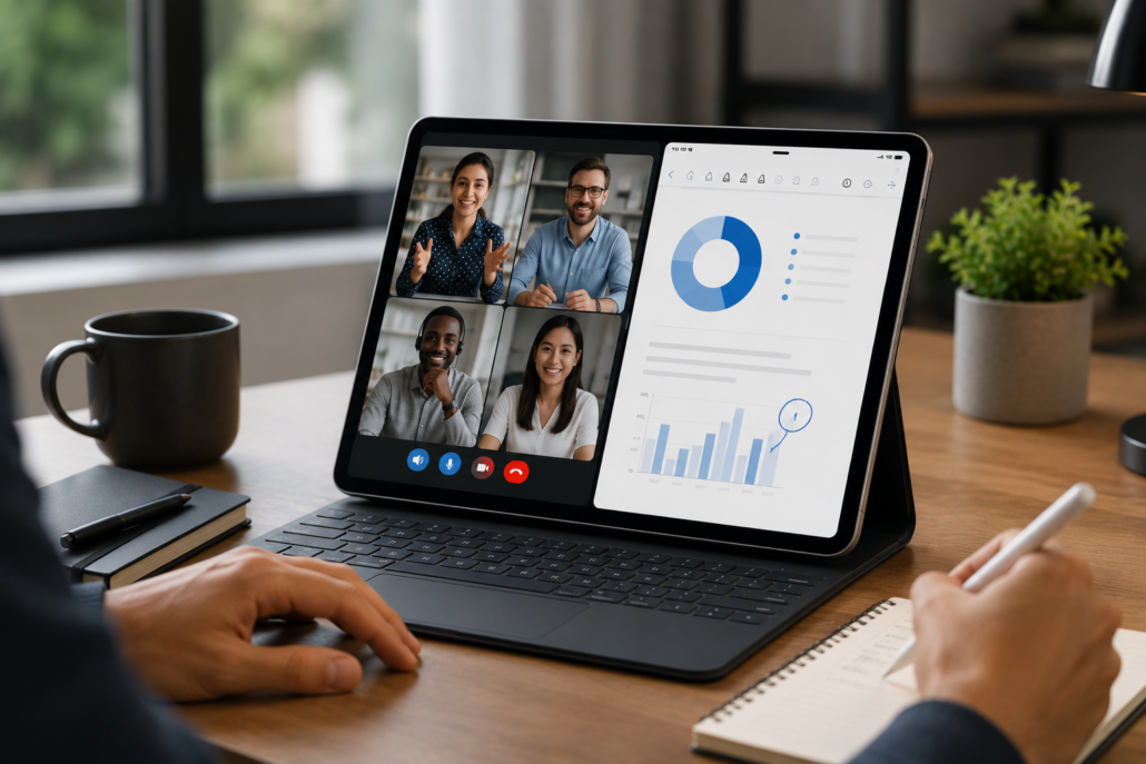 ipad-pro-remote-work-video-conferencing