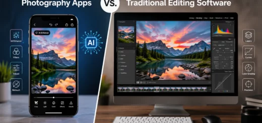photography-apps-vs-traditional-editing-software-comparison