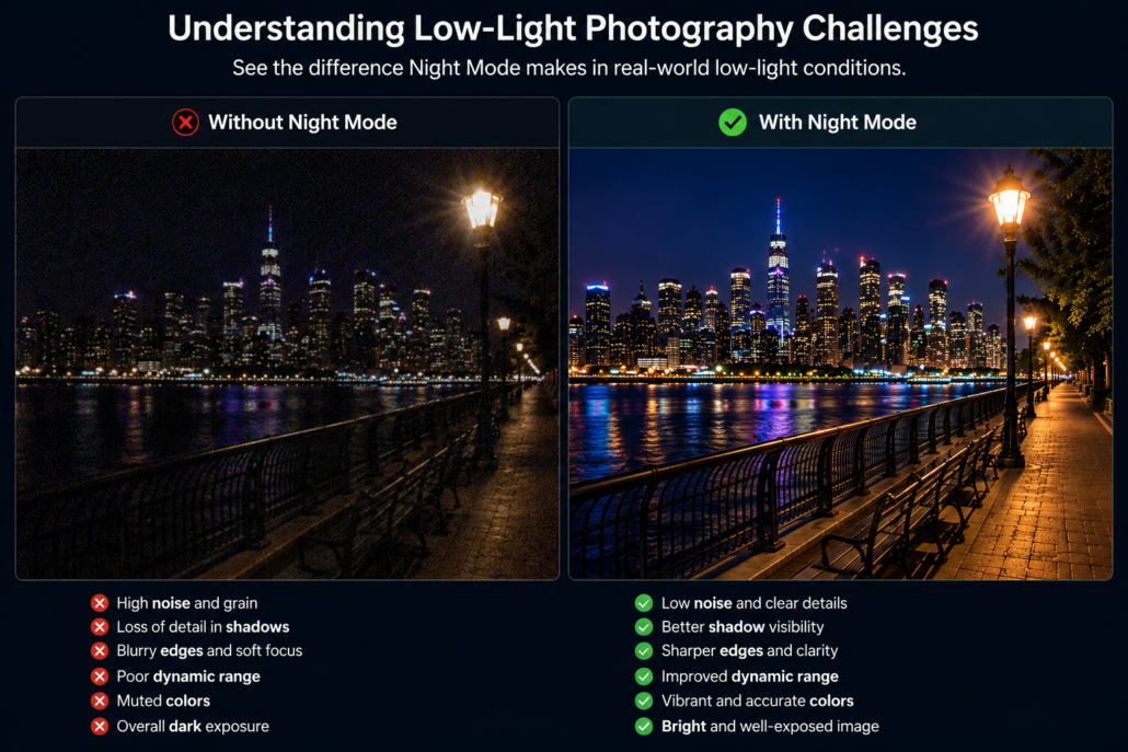 understanding-low-light-photography-challenges-night-mode-comparison