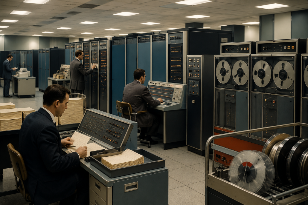 early-mainframe-computer-room-operating-systems-history