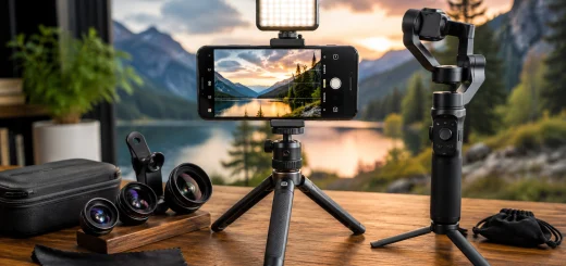 mobile-photographer-using-smartphone-accessories