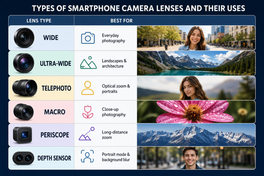 types-of-smartphone-camera-lenses-and-their-uses-infographic