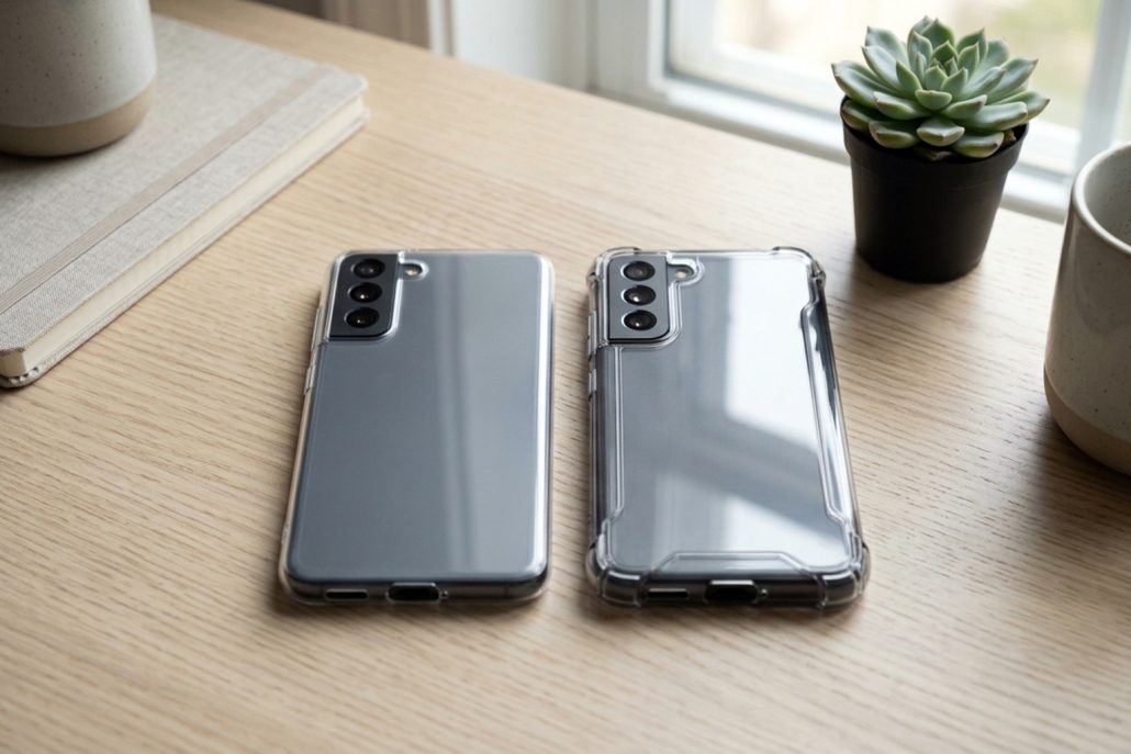 clear-vs-hybrid-phone-cases