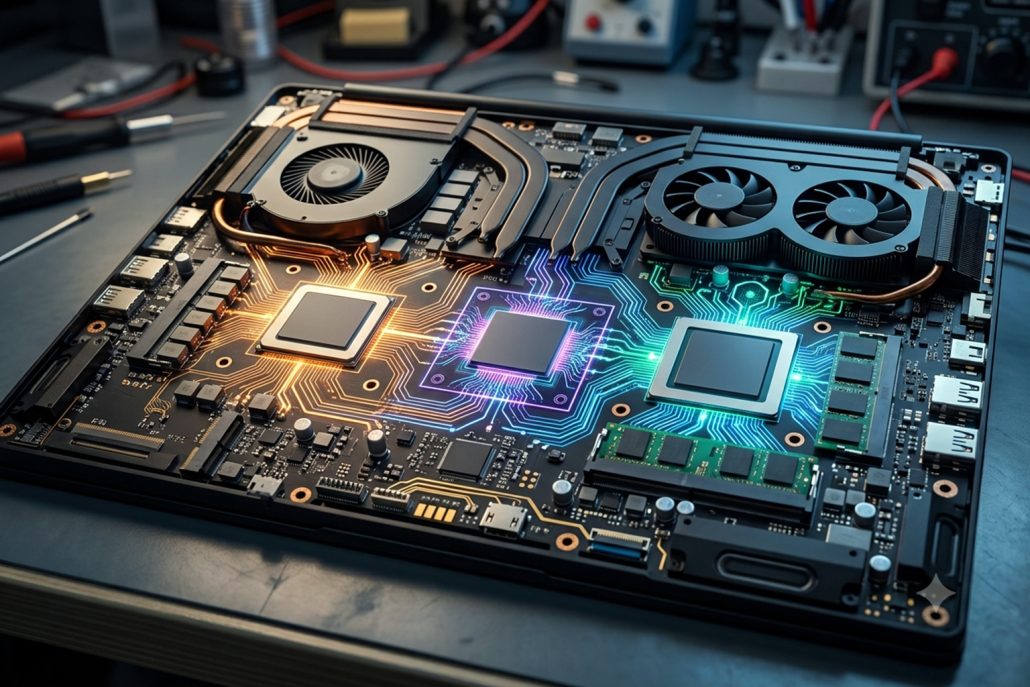 laptop-motherboard-cpu-gpu-npu-processors